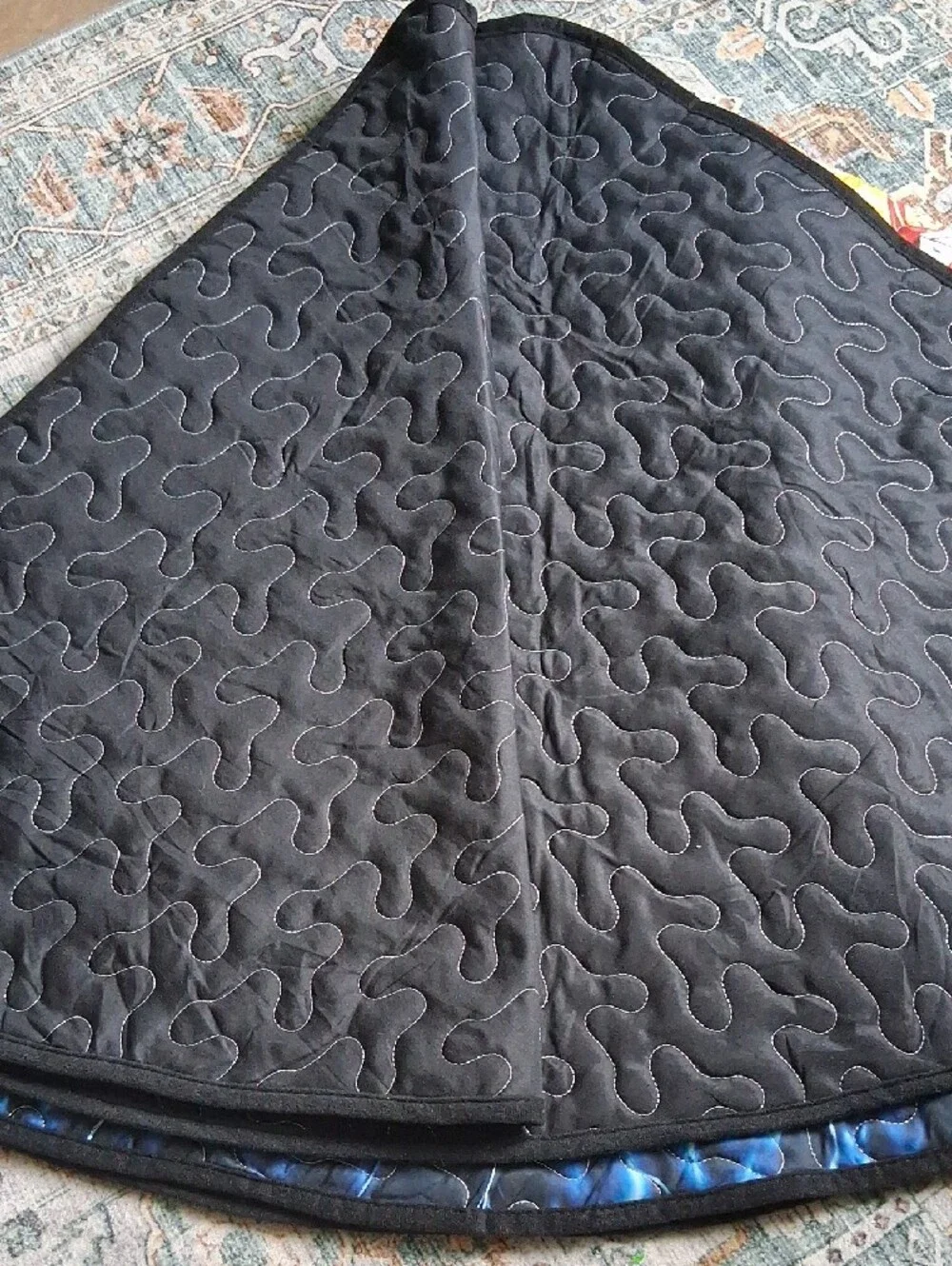 XL 6 Feet Nativity Quilted Christmas Tree Skirt-Table Runners 15
